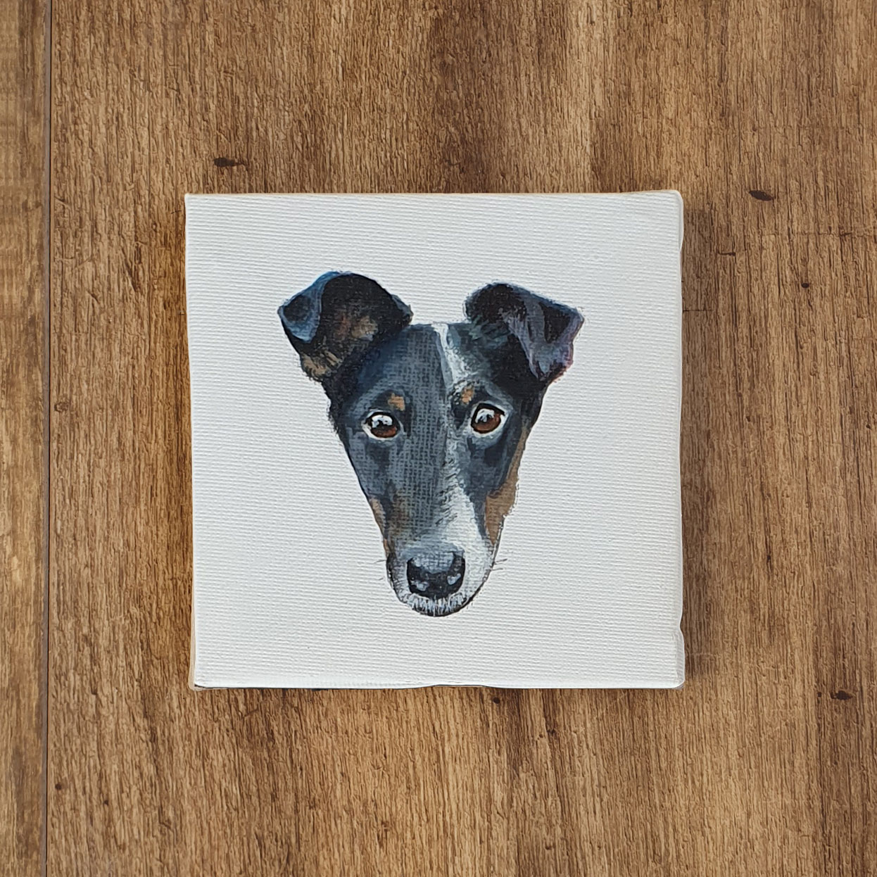 Miniature Canvas Painting - Fox Terrier
